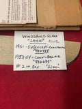 1951-54 CHEVROLET NOS 1953-54 BEL AIR AND CONVERTIBLE WINDSHIELD GLARE SHIELD TWO IN BOX