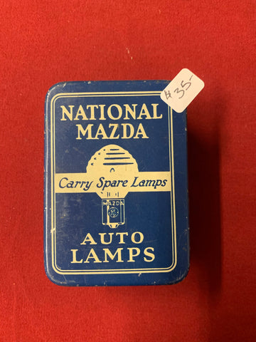 NATIONAL MAZDA BULBS CAN