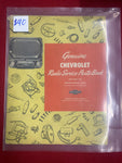 1946 CHEVROLET RADIO SERVICE PARTS BOOK