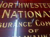 VINTAGE NORTHWESTERN NATIONAL INSURANCE COMPANY OF MILWAUKEE SIGN
