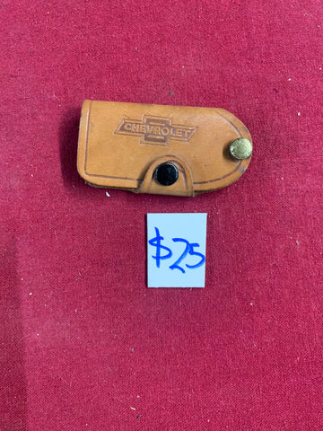 CHEVROLET LEATHER KEYCHAIN