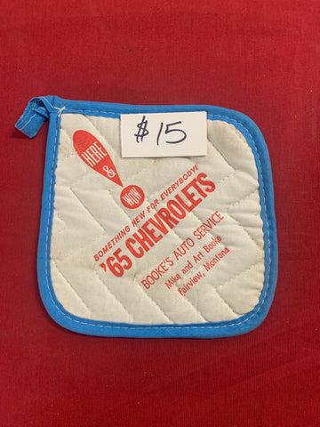 1965 CHEVROLET DEALER GIVEAWAY HOT PAD