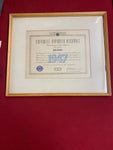 1951 CHEVROLET APPROVED MECHANIC CERTIFICATE