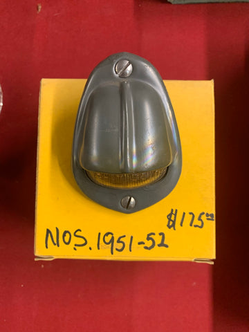1951-52 CHEVROLET NOS LICENSE PLATE LIGHT WITH WIRES AND BACK