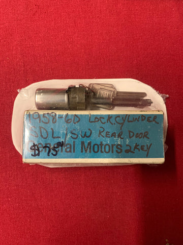 1958-60 CHEVROLET NOS LOCK AND KEYS