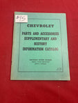 CHEVROLET PARTS AND ACCESSORIES CATALOG