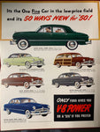 1950 NOS FORD BROCHURES 32 TOTAL