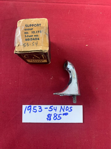 1953-54 CHEVROLET NOS INDOOR REAR VIEW MIRROR BRACKET