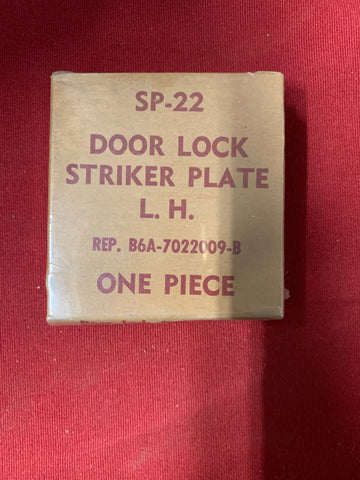 1956 FORD PASS DOOR LOCK STRIKER PLATE RH & LH