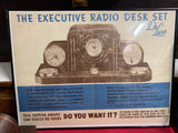 1940-41 CHEVROLET SALESMAN GIFT. RADIO WITH LIGHTER. ALSO COMES WITH POSTER