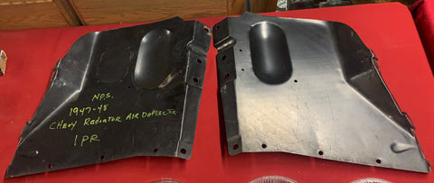 1947-48 CHEVROLET NOS RADIATOR AIR DEFLECTOR