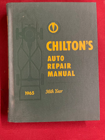 1965 CHILTONS SERVICE MANUAL
