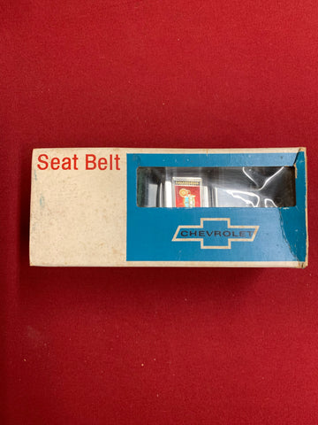 1965 CHEVROLET NOS REAR GREEN SEATBELT