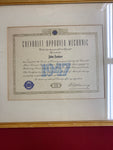 1951 CHEVROLET APPROVED MECHANIC CERTIFICATE