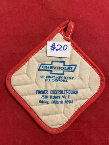 CHEVROLET POT HOLDER HOT PAD