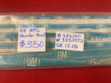 1964 CHEVROLET NOS IMPALA QUARTER PANAL MOLDINGS