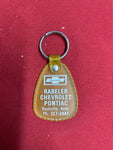 RABELER CHEVROLET NOS KEYCHAIN RUSHVILLE NEBRASKA
