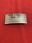 1939 CHEVROLET RADIO DELETE PLATE